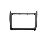 Fascia du Panneau Radio pour VW pour Polo 2014-2017 Panneau D’autoradio(Noir Mat)