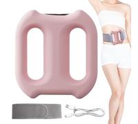 Fascia Massage Ring, Fascia Release Tool, 5.51x5.31x1.57in 5-Speed Deep Tissue, Cordless Roller with Adjustable Belt, Muscle Relaxation Designed for Legs, Thighs, Belly, Runners, Athletes, Gym