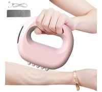 Fascia Massage Tool, Electric Back Massager, 6.18x5.16x1.69 inches, Vibration Wellness with Adjustable Belt, Fitness Equipment for Muscle Recovery, Abdomen, Neck, Legs, Relaxation, Beauty, Home Gym