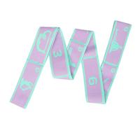 Fascia per Stretching - 1,57 pouces E Flessibilità A 8 Sezioni | Bande Di RESISTZA Per Le Gambe | Fascia Fitness Per Donne, Bambini, Yoga, Esercizio, Danse, Pilates, Ginnastique, Fitness, E Maison