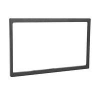 Fascia, Qiilu Car Fascia, Uniersal 2 Din 7in PST Épais Fascia Car Fascia Dash Mount DVD Navigation o Frame pour 178x102mm