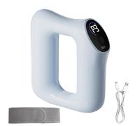 Fascia Release Tools, Heated Full-Body Massage Ring, Portable Rechargeable Massager for Athletes & Seniors, Silicone Massage Device for Back Neck Legs MuscleRelief, Blue