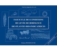 Fascicule des conditions de levée de dormance des plantes bio-indicatrices
