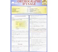 FASCICULE ORTHOGRAPHE D'USAGE