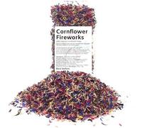 Fascinantes "Pétales de Feux d'Artifice Bleuets" - Centaurea Cyanus, Cultivés en Allemagne - Bleuets Séchés Colorés pour Thé Herbal, Décoration, Éclats de Roses, Garniture sur les Cupcakes, Desserts