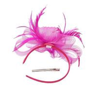 Fascinateur Bandeau pour Femmes | Bandeau Rétro - Petit Chapeau en Tulle Accessoire Cheveux pour Mariages Femmes Filles Événements Sociaux Salons de Thé Festivals Extérieurs Tenue Maison Usage Quotidi