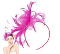Fascinateur Bandeau pour Femmes - Coiffure à Fascinateur,Petit Chapeau en Tulle Accessoire Cheveux pour Mariages Femmes Filles Événements Sociaux Salons de Thé Festivals Extérieurs Tenue Maison Usage