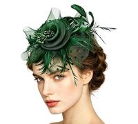 Fascinateur Pour Femmes Serre-Tête En Maille Avec Fleur | Bandeau Fascinator Pour Cérémonies Et Événements Formels, Fête Prénuptiale, Bridal Shower, Funérailles, Mariage Et
