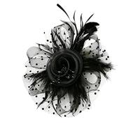 Fascinateurs Chapeaux | Serre-Tête En Maille Avec Fleur | Fascinateurs pour Thé | Pour Cérémonies Et Événements Formels, Fête Prénuptiale, Bridal Shower, Funérailles, Mariage Et