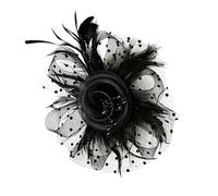 Fascinateurs pour Femmes Coiffe de Tête avec Fleurs et Voilette pour une