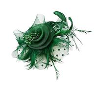 Fascinateurs pour Femmes - Serre-Tête En Maille Avec Fleur,Bandeau Fascinator,Pour Mariages Funérailles Fêtes Prénuptiales Événements Cérémonies Et Les Occasions