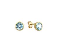 Fascination by Ellen K. Boucles d'oreilles bleu clair / jaune, Taille One Size