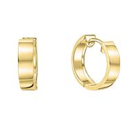 Fascination by Ellen K. boucles d'oreilles créoles pour femmes 333 or jaune...