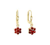 Fascination by Ellen K. Boucles d'oreilles jaune / rouge, Taille One Size