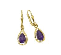 Fascination by Ellen K. Boucles d'oreilles or / violet, Taille One Size