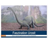 Fascination de la préhistoire - quand les dinosaures jouets prennent vie, Version française (Calendrier mural 2026 DIN A3 portrait), Calendrier CALVENDO mensuel