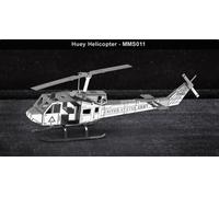 Fascinations Metal Earth Hélicoptère Huey En 3D En Métal + Pince 010114