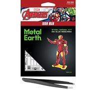 Fascinations Metal Earth Marvel Iron Man Kit de modèle 3D en métal avec pince à épiler