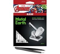 Fascinations Metal Earth Marvel Mjolnir Marteau de Thor Kit de modèle en métal 3D avec pince à épiler