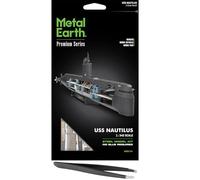 Fascinations Metal Earth Série Premium USS Nautilus 3D Kit de modélisme en métal avec pince à épiler