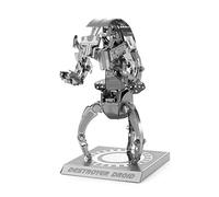 fascinations MetalEarth: Star Wars Destroyer Droid 5x4.9x8.6cm, Maquette 3D en métal avec 2 Feuilles, sur Carte 12x17cm, 14+