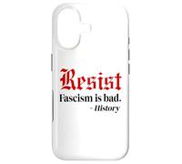 Fascism is Bad History No Kings America 1776 Pro Democracy Coque pour iPhone 17