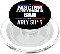 Fascism is Bad History Resist Like Its 1776 No Kings America PopSockets PopGrip pour MagSafe