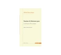 Fascisme et Littérature Pure-La Fabrique d'Ernst Junger La fabrique d'Ernst Junger - Michel Vanoosthuyse - Agone - broché - Etude