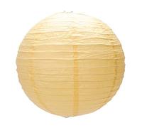 FASE 1 lanterne japonaise en papier pour fête de mariage, 40 cm, jaune
