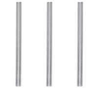 FASE Lot de 6 tiges extrudées rondes en acrylique PMMA Transparent 10 mm Longueur 30,5 cm