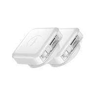 Fasgear Câble USB C rétractable 60 W - 50 cm - Fixe - 90 cm - Extensible unilatéral - Câble de charge rapide PD/PPS - Rotation à 360° - Retour automatique - Pour i-Phone16/17/i-Pad/Mac-Book/Sam-sung