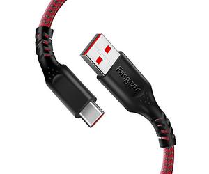 Fasgear Warp Câble de charge 30 W pour OnePlus 7 Pro 7T, 1 lot de 1,8 m, charge rapide, USB C vers C, charge rapide, câble USB de type C pour OnePlus 7 6T 6 5T 5 3T (1,8 m, rouge)