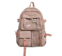 Fasheepfa Sac à dos d'école secondaire pour filles, sac à dos d'école, sac à dos pour adolescentes, sac à dos pour adolescentes (rose, 31 x 13 x 41 cm)