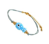 Fashioanble Charm en forme de poisson tressé à la main en acier inoxydable flexible Bijoux en acier inoxydable, taille unique, Comme décrit