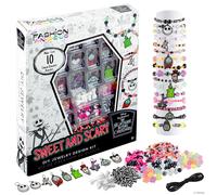 Fashion Angels Disney L' trange No l de Monsieur Jack de Tim Burton Kit de bijoux doux et effrayants comprenant plus de 800 perles Kit de bijoux
