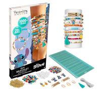 Fashion Angels Disney Stitch DIY Bracelet Making Kit, Includes 1,000+ Shell Beads, Tassels, & More, Lilo & Stitch Collectable Jewelry for Kids, Teen Girls & Boys