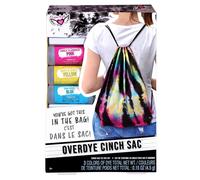 Fashion Angels Overdye Tie Dye Kit (12708) Cinch Sak DIY Tie Dye Set comprenant des colorants non toxiques, des gants de sac cordon et des band