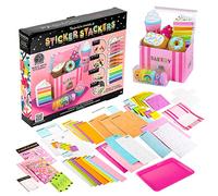 Fashion Angels - Sticker Stackers Set Pâtisserie, Autocollants en Mousse pour Créations 3D, Jouets pour Enfants Alimentaires, Activité Créative, Dès 8 Ans, F13195