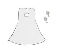 Fashion Barbe Catcher Barbe Taphage tablier barbe Bib pour les hommes de la barbe raser la garniture de votre barbe en minutes sans le gâchis blanc