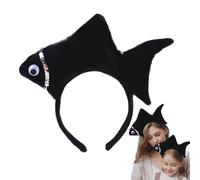 Fashion Belle bandeau de cheveux - bandeau de poisson, bande de cheveux de poisson en peluche réglable | Casque de costume de poisson drôle mignon, accessoire de cheveux aux animaux doux, couches de p