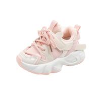 Fashion Big Kids Winter Water Proof Flat Keep Warm Comfortable Shoes Baskets Fille Confortable (Pink, 28 Little Child)