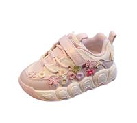 Fashion Big Kids Winter Water Proof Flat Keep Warm Comfortable Shoes Baskets Or Fille (Pink, 28.5 Little Child)
