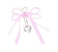 Fashion Bows Keychain Couche Essentielle Mode Cœur Coeur Pendre Accessoire Accessoire Accessoire Trendy Decoration Ornement Suspendu Charme Unique Pour Sacs À Main
