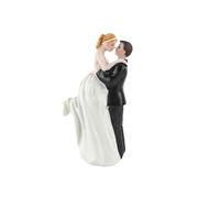 Fashion Cake Topper Dolls Bride and Groom Resin Figurines Ornament Wedding Decor