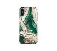 Fashion Case A/W18 - Coque de protection pour téléphone portable - plastique - marbre de jade doré - pour Apple iPhone X, XS