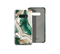 Fashion Case A/W18 - Coque de protection pour téléphone portable - plastique - marbre de jade doré - pour Samsung Galaxy S10e