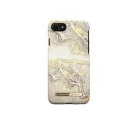 Fashion Case - Coque de protection pour téléphone portable - plastique - marbre grège étincelant - pour Apple iPhone 6, 6s, 7, 8, SE (2e génération)
