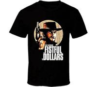 Fashion Clint Eastwood Tee Movies 80's Vintage Fistful of Dollars Mens T Shirt