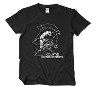 Fashion Cool Kojima Production Metal Gear Solid T-Shirt for Men Black M