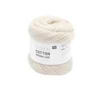 Fashion Cotton Merino Lace Solid Colours de Rico Design : Élégance et légèreté au bout des aiguilles(...) - 02 Ecru 02 Ecru